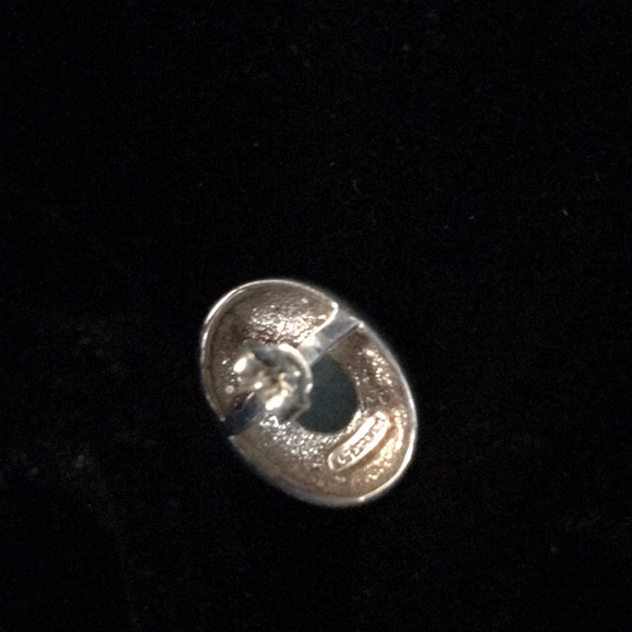 Joseph Esposito Sterling Silver and Jade earrings - Picture 2 of 4